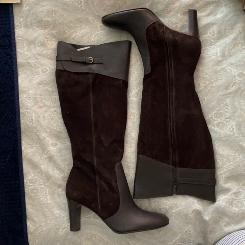 JCREW EC Richmond Leather and Suede boots